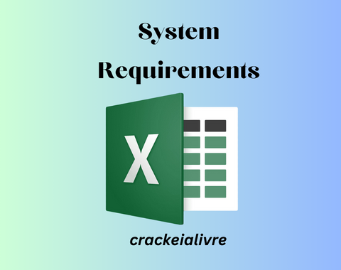 System Requirements of excel crackeado 2024